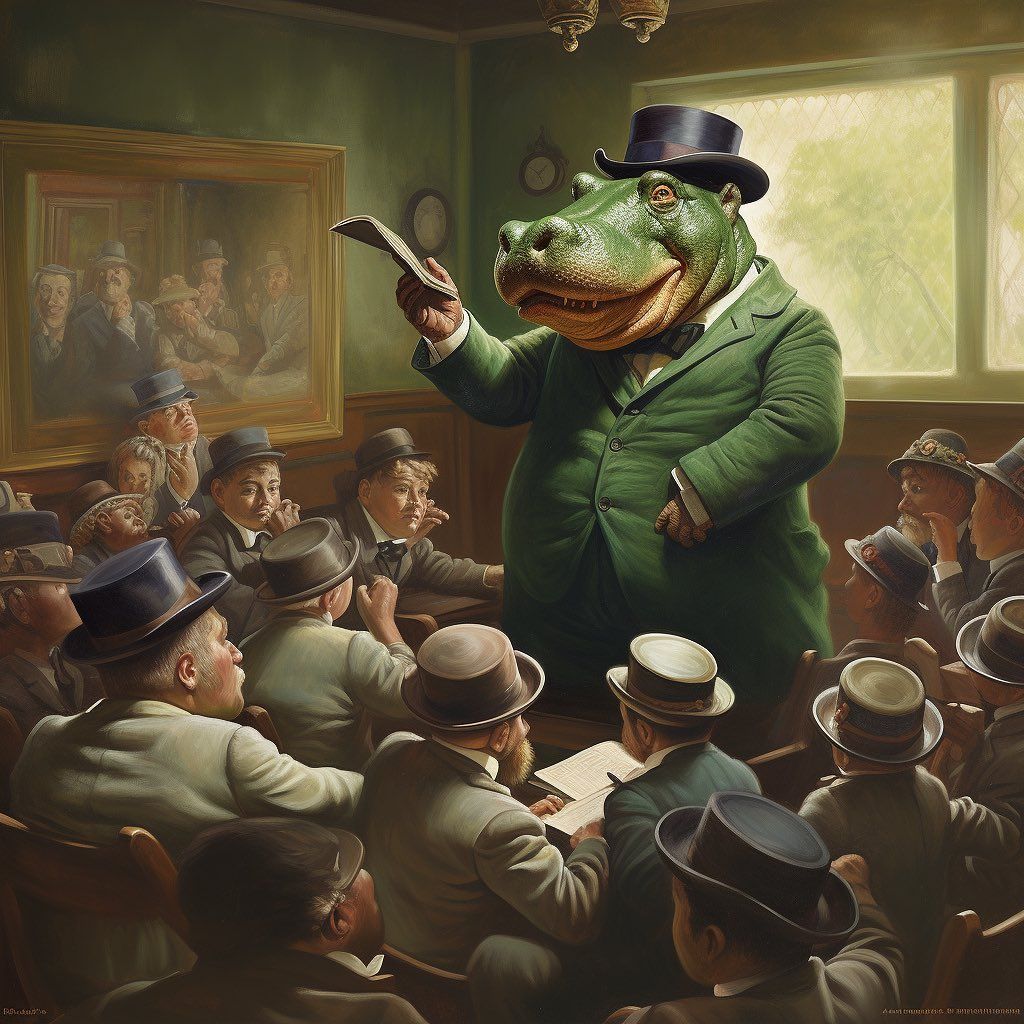 Swamp Magnate at the Podium